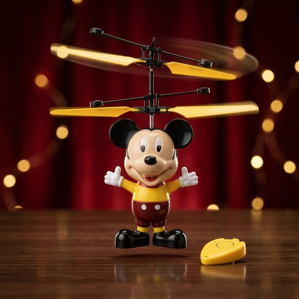 Mickey Mouse FlyHero Pro figure hovering, product view